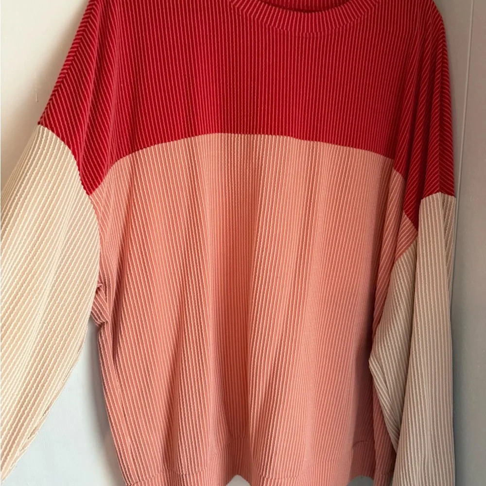 Colorblock Ribbed Sweater - Picture 1 of 6